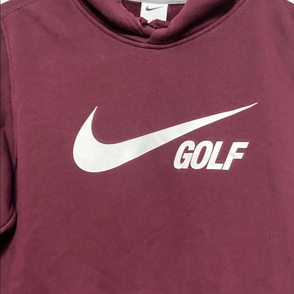 Nike Golf Dri-Git Hoodie Maroon Color Size S